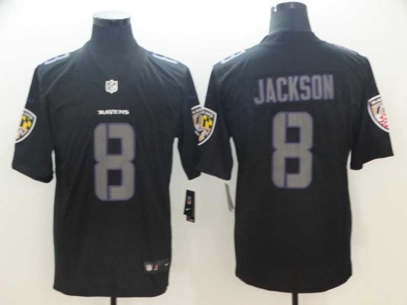 Nike Ravens 8 Lamar Jackson Black Impact Rush Limited Jersey,We sell and wholesale Nike Ravens 8 Lamar Jackson Black Impact Rush Limited Jersey on line form chian!